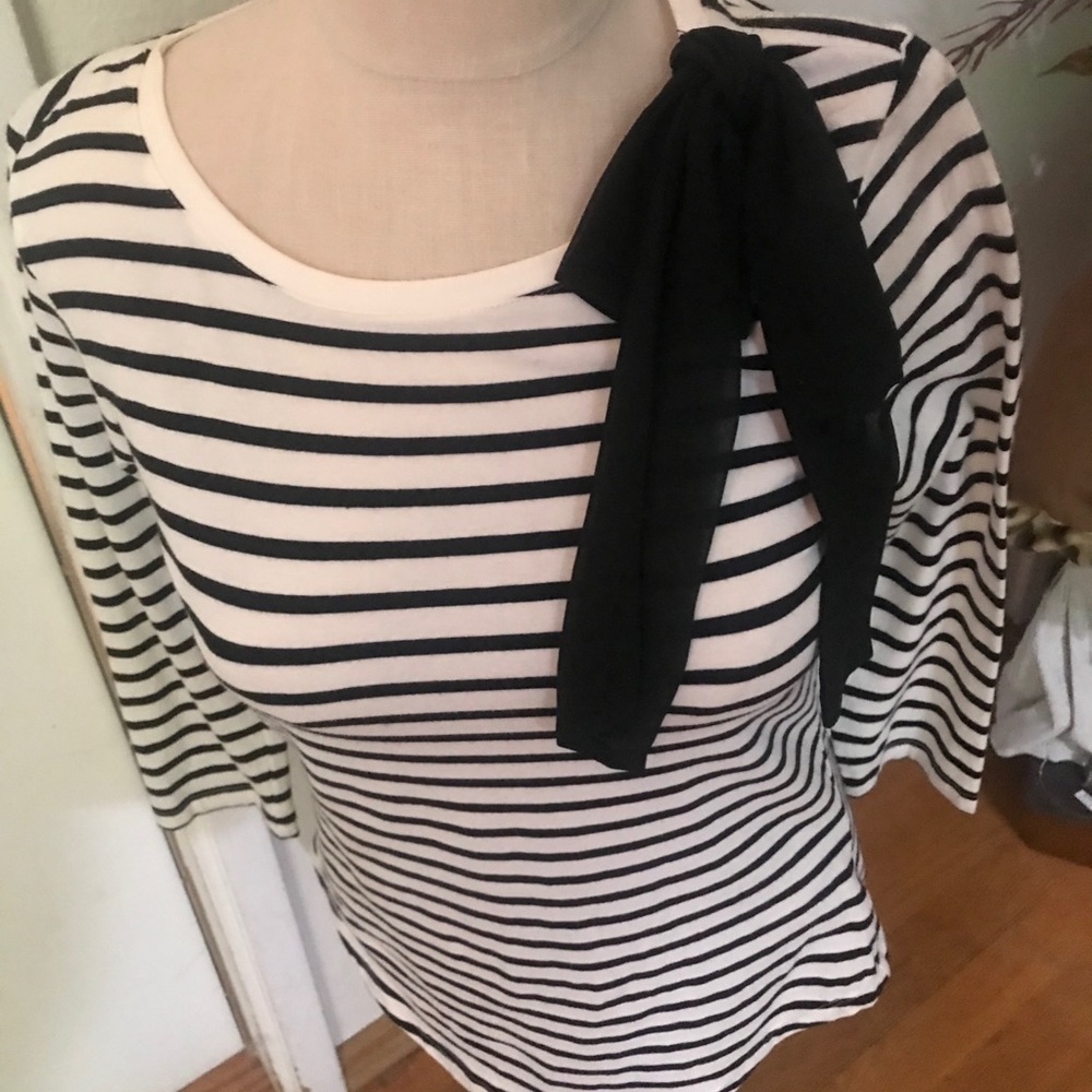 Used Once - Adorable Madison Jules striped tee.